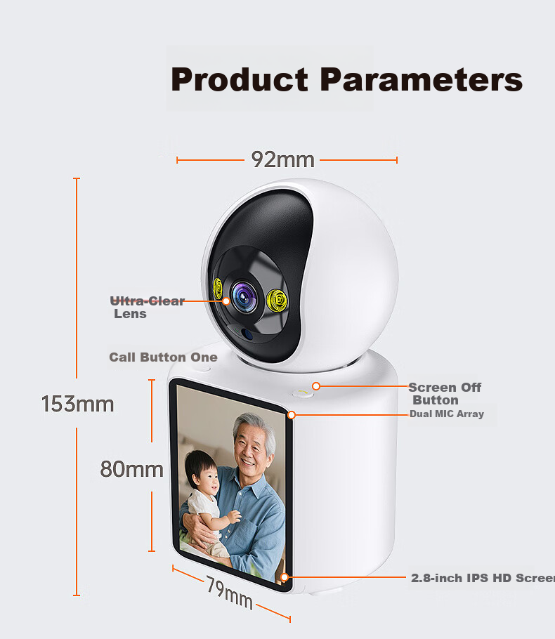 Newmine Wireless AI Camera for Home Indoor Use, High-Definition 8MP Dual-Way Video Call with Mobile Remote Monitoring, 360-Degree Coverage, Night Vision, Panoramic View, And Voice Control 21