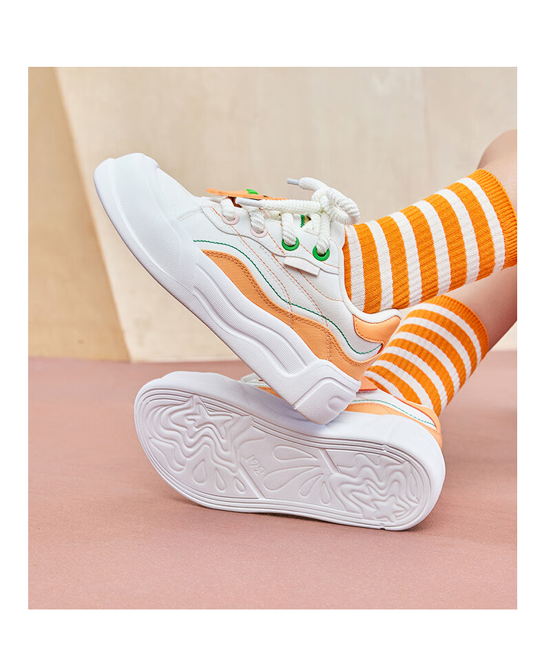 361° Kids Children's Sports Shoes Autumn 25 Boys and Girls Big Head Casual Trendy Sneakers Pink Size 37 6