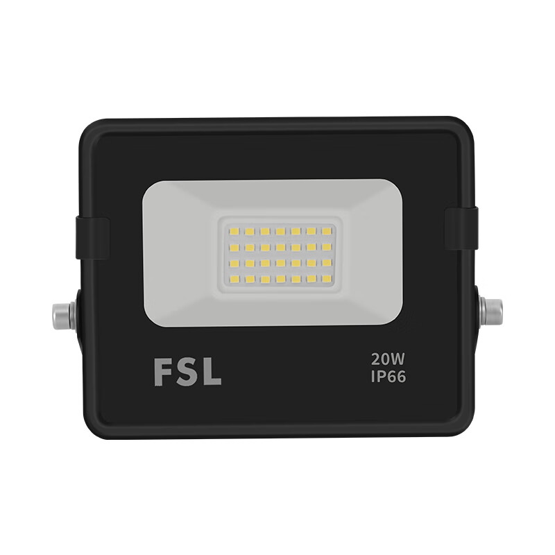 Foshan Lighting (FSL) LED Floodlight Spotlight Outdoor Waterproof IP66 Floodlight Engineering Street Light Garden Lighting 20W White Light 6500K Tianyao Series