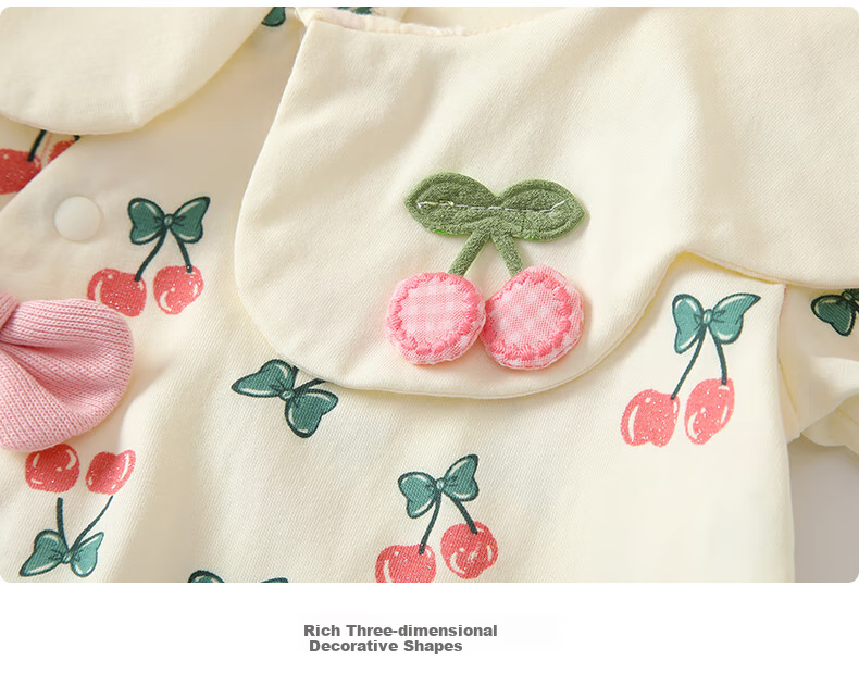 VOONLIE Baby Clothes Summer Outfit Newborn Girl Princess Onesie Full Moon Hundred Days Romper Crawling Suit Thin Summer Style 6