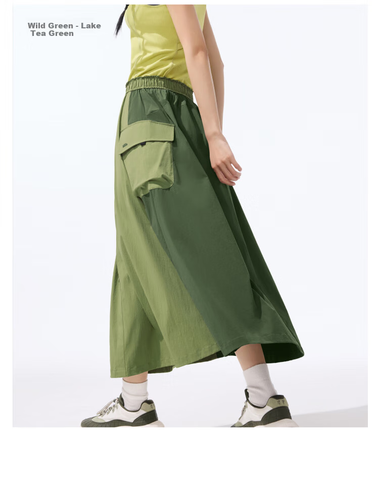 Beneunder Women's A-Line Skirt, Pleated Mid-Length Sun Protection Water-Repellent Workwear Umbrella Skirt, 2025 New Spring And Autumn Style WR237 12