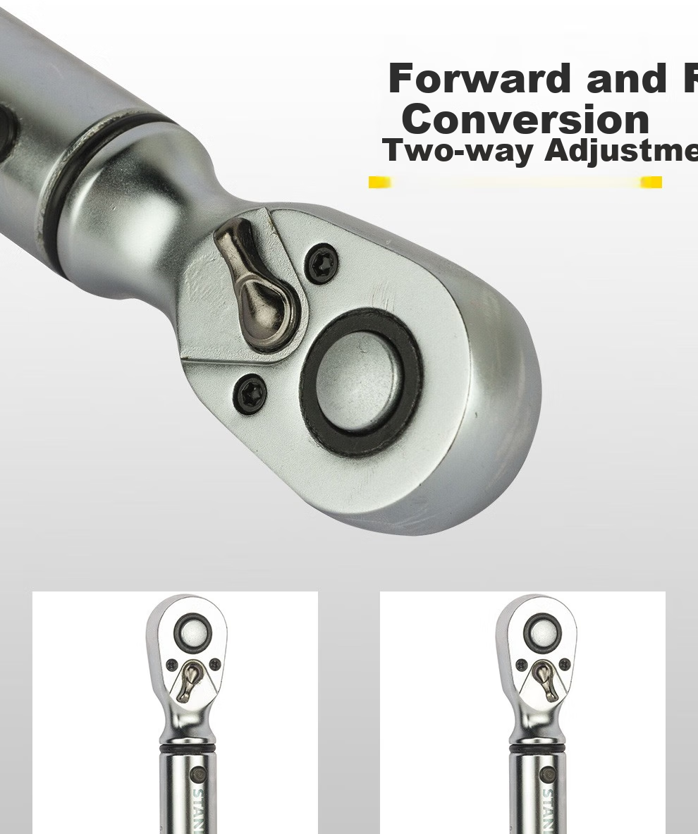 STANLEY 1/4" Series Double Scale Torque Wrench, 5-25Nm, STMT73587-1 3
