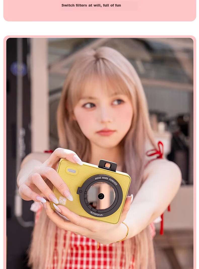 HPRT Z5 Instant Camera, Green, Photo Printing Instant Camera, High-Definition Hot-Smooth Coating, Birthday Gift, Student Children's Camera, Women's Travel Photo Printer 10
