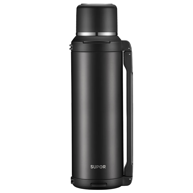 SUPOR Insulated Bottle, Large Capacity Stainless Steel Outdoor Portable Travel Thermos Cup Water Bottle for Home Use