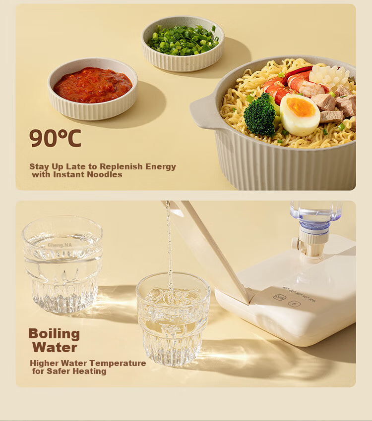 Beiouwolang Portable Electric Kettle, Instant Hot Water Dispenser, Fast Heating Constant Temperature Mini Foldable Travel Kettle for Office And Home Use, Direct Drinking Machine for Mineral Water Heater - Standard Configuration W1 18