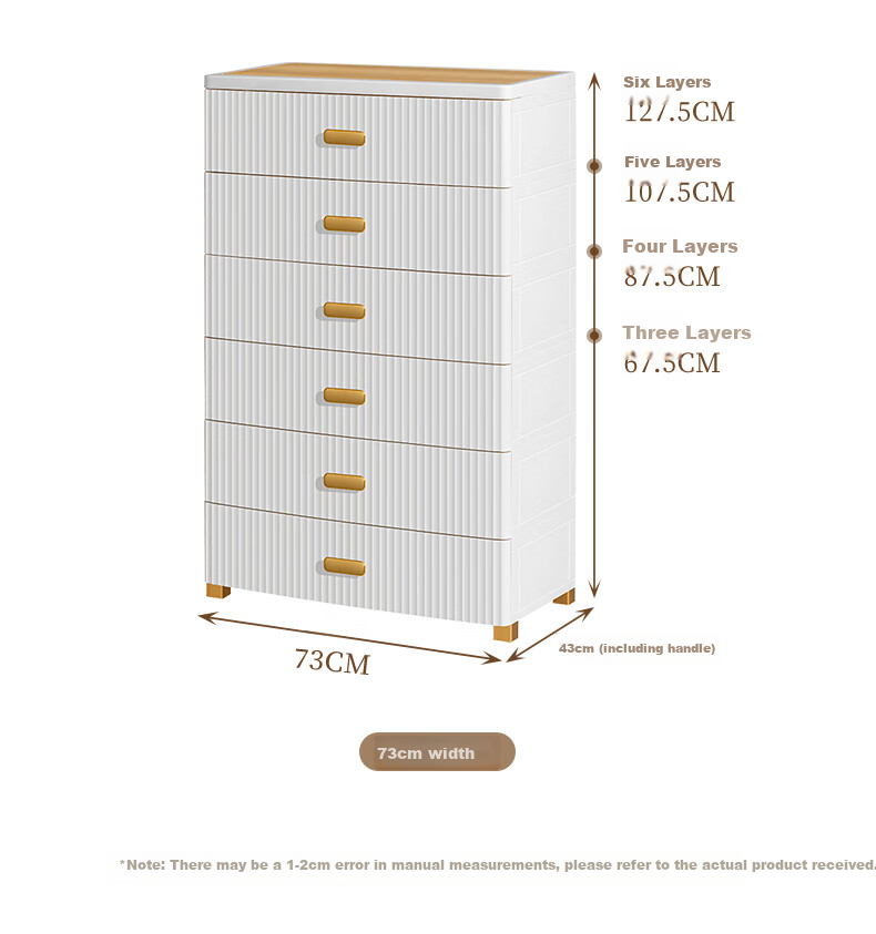 JEKO&JEKO Drawer Storage Cabinet, Bedroom Living Room Storage Cabinet, Wardrobe, Bedside Table, Toy Snack Organizer Cabinet, Five-Drawer Chest, Five-Tier 10