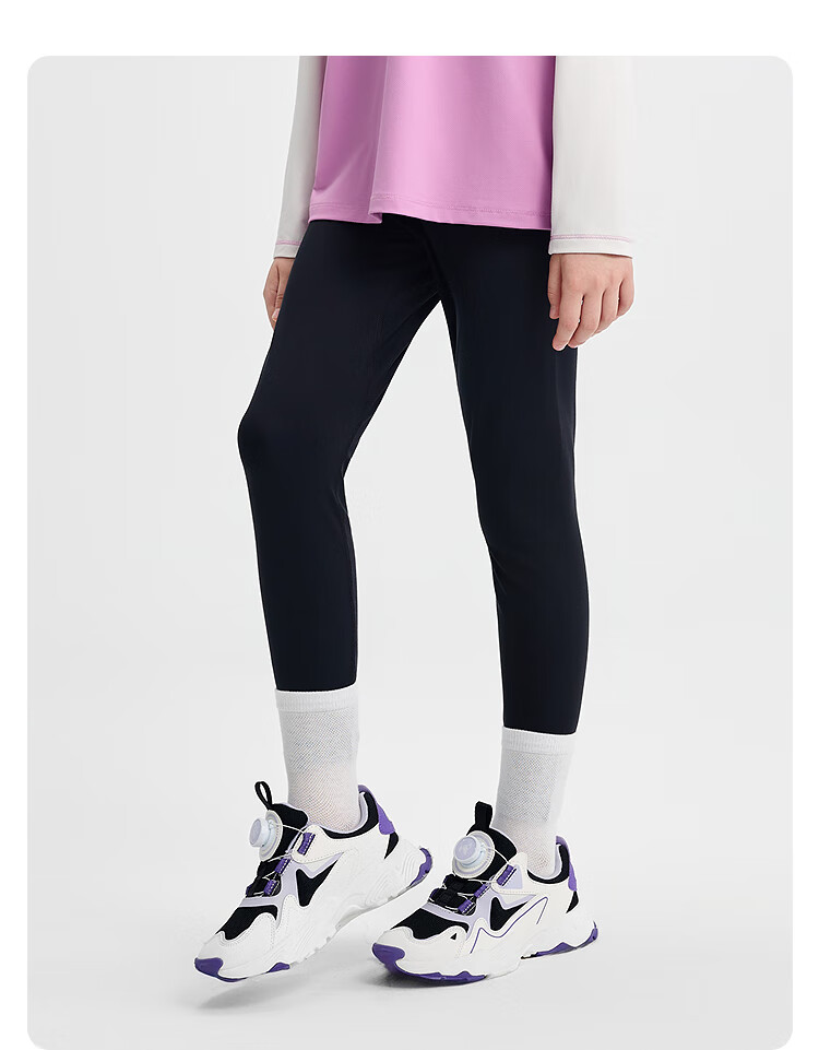 BALABALA Balaone Girls' Leggings, Children's Pants, Autumn Quick-Dry Tight-Fitting Pants, 208325123002 8