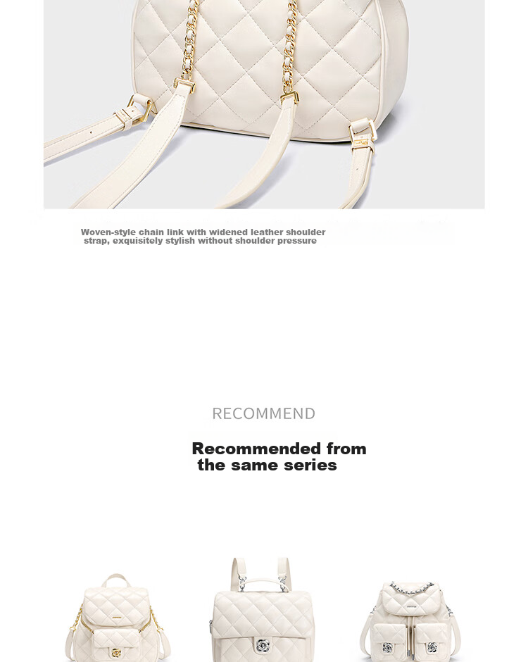 JUST STAR Backpack for Women, 2026 New Style Bag, Light Luxury Commuter Lightweight Travel Backpack, Schoolbag, Birthday Gift 15