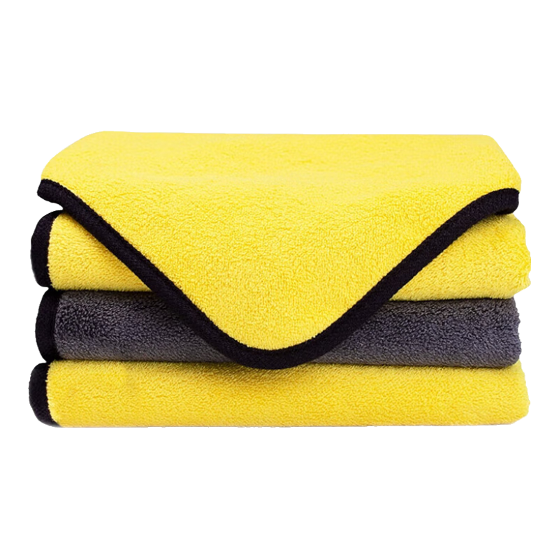 COODORA Cleaning Cloth, Large-Size Scouring Pad for Kitchen And Car Washing, Glass Wiping Towel, Cleaning Cloth, 30*30cm, Pack of 4