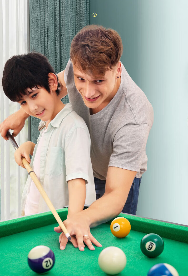 LEAIXIANG Children's Pool Table, Home Billiard Table, Parent-Child Interactive Toy for Ages 3-6 Boys Girls Birthday Gift 2