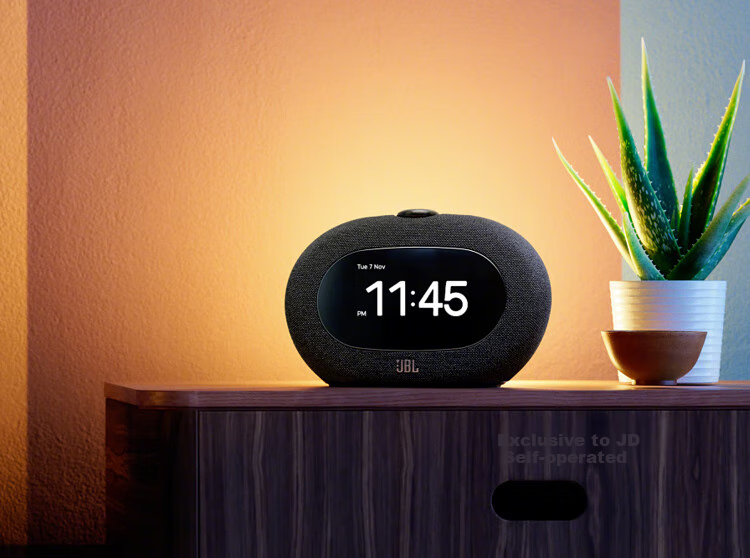 JBL HORIZON 3 Bluetooth Alarm Clock Speaker, Home Bedroom Audio System, Ambient Night Light, FM Radio Tuning, Gift Recommendation, Black 2