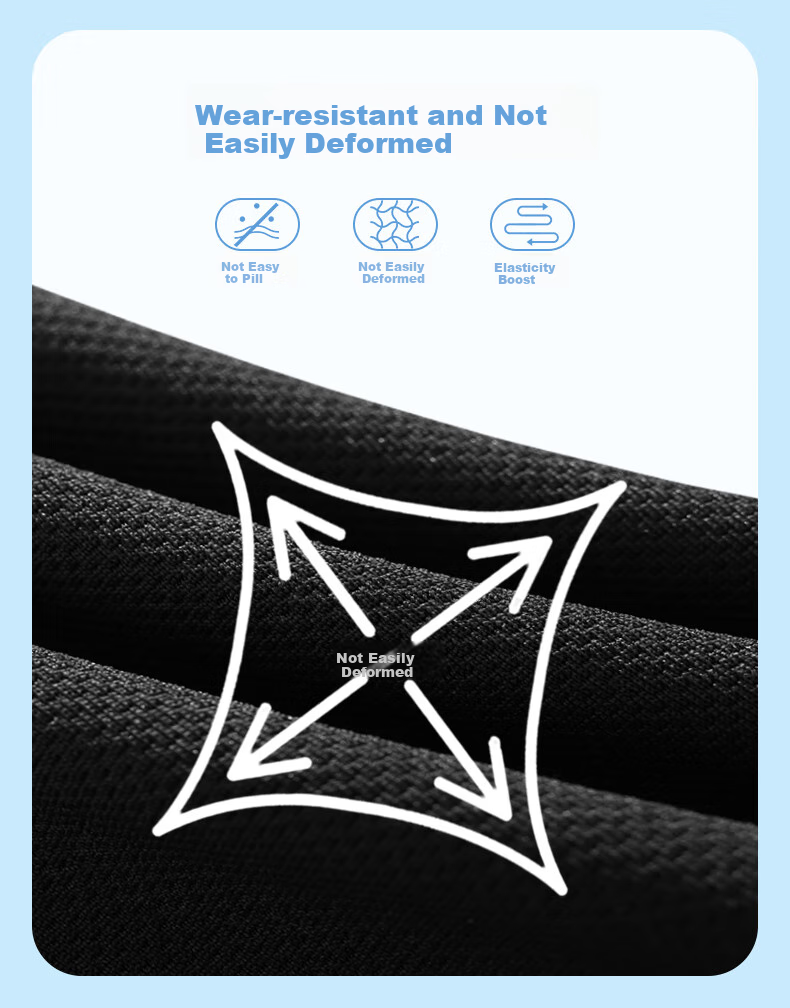 Huili Shorts, Summer Men's Breathable Thin Five-Point Pants, Loose Curved Knife Shorts, Casual Sports Trousers for Men, Black, XL 5