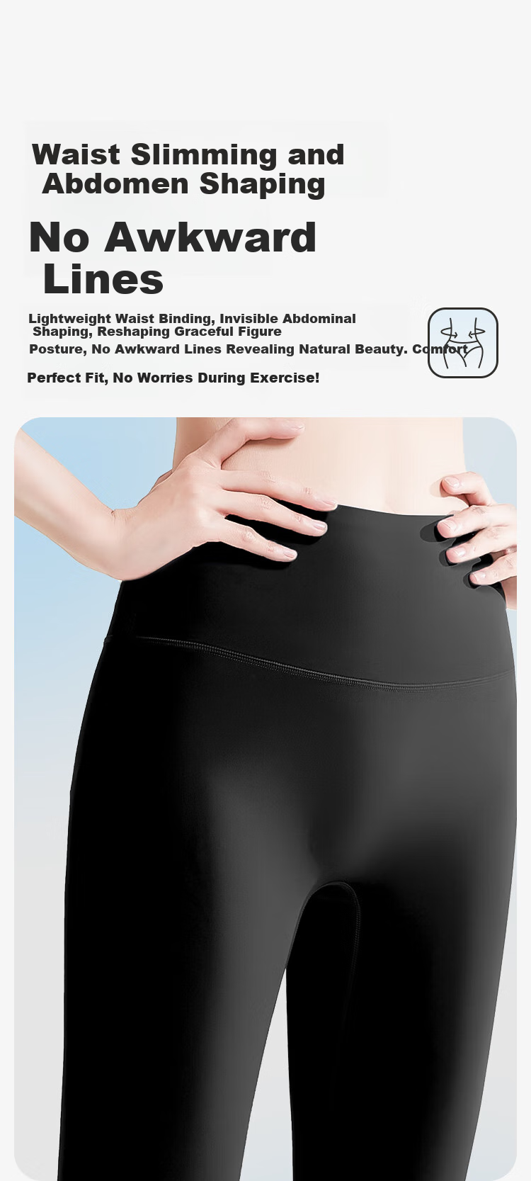 Livex Shark Leggings for Women, High-Waisted Tummy Control Butt-Lifting Shapewear Pants, Tight-Fitting Sports Yoga Leggings for Outer Wear 5