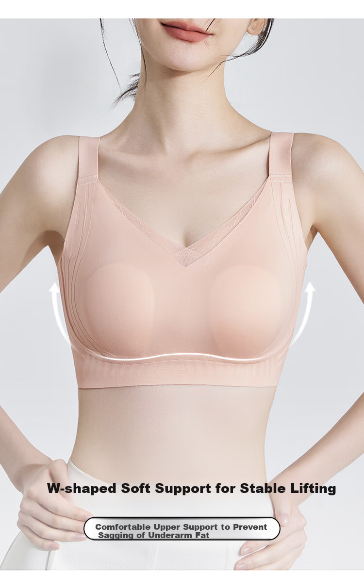 Ordifen Large Bust Minimizer Seamless Push-Up Bra for Women, Lift And Support, Prevent Sagging, Side Support, Plus Size Rabbit Ear Bra 6