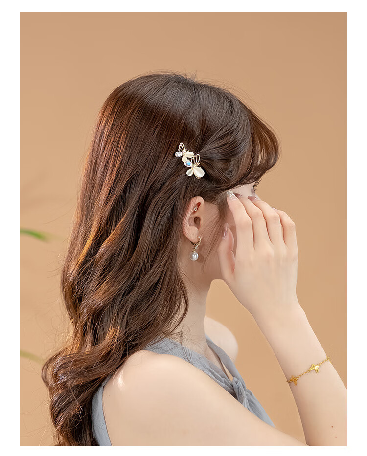 CHIMERA Butterfly Hair Clip Fairy Side Bang Clip Hairpin Hair Accessories for Women Birthday Gift 3
