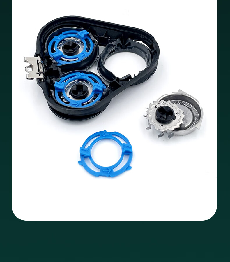 PURPAVWINNER Compatible with Philips Shaver Head S5000 Upper Part, Suitable for Series 5091/5420/5831/Razors, Blades, Shaver Net, Card Holder Bracket, Sh50 Three-Blade Head 11