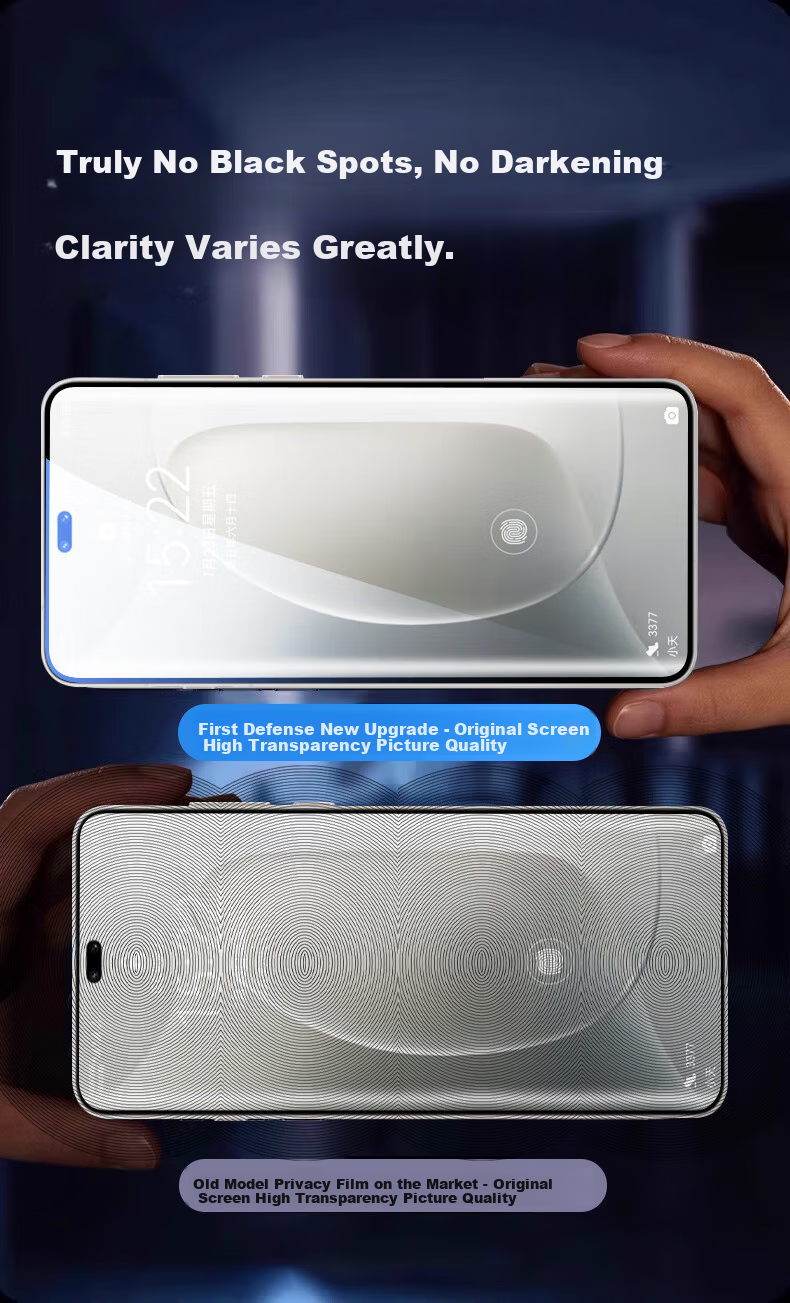 DIVI [2-Pack] Privacy Screen Protector for Huawei Nova 14 Ultra, Hydrogel Film, Full Coverage Curved Screen, HD Anti-Fingerprint Protective Film, Anti-Peeping 3