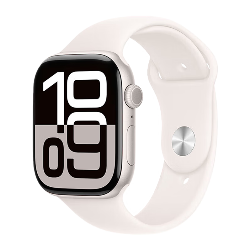 MSSM Compatible Apple Watch Band for Apple Watch Ultra 4/S12/10/9/SE3, Sports Silicone IWatch Strap - Light Peach Pink 44/45/46/49