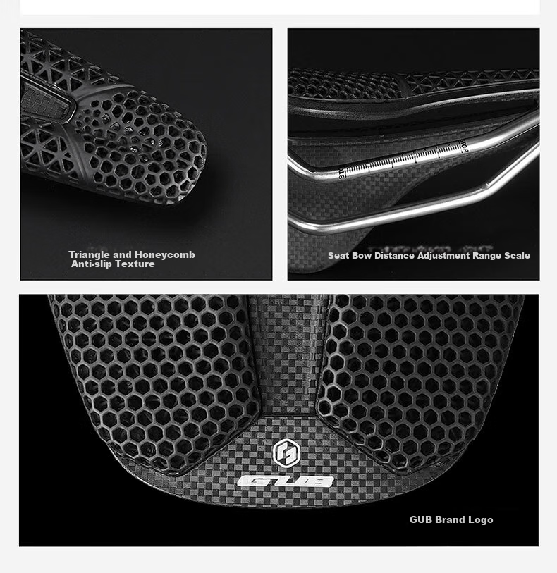 GUB 3D Printed Seat Cushion, Short Nose, Racing Road Mountain Bike Saddle, Cycling Equipment, 1169 15