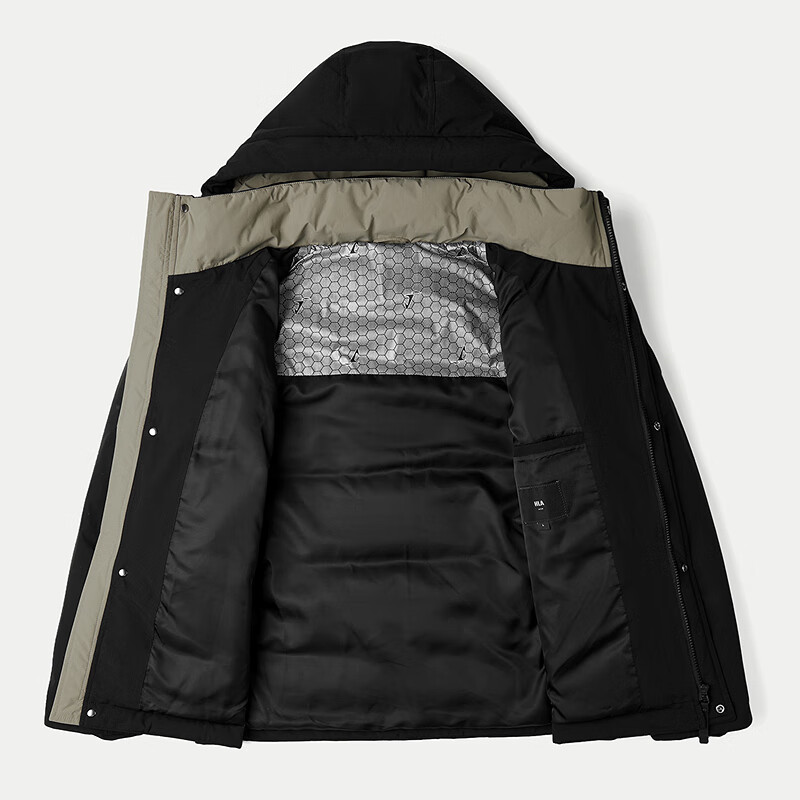 HLAHLA Men's Down Jacket Mountain Series Hooded Coat Winter New Year