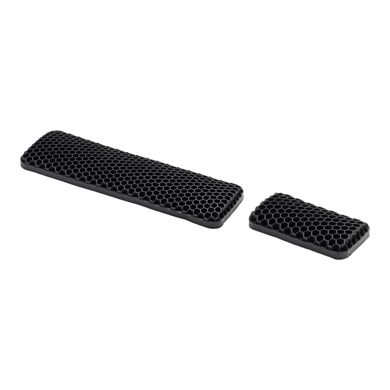 SANWA High-Elastic TPE Keyboard And Mouse Wrist Rest Set, Keyboard And Mouse Wrist Pad, Breathable Honeycomb Structure High-Handed Wrist Pad, Flexible Skin-Friendly Compressible, Washable, Eco-Friendly Formaldehyde-Free