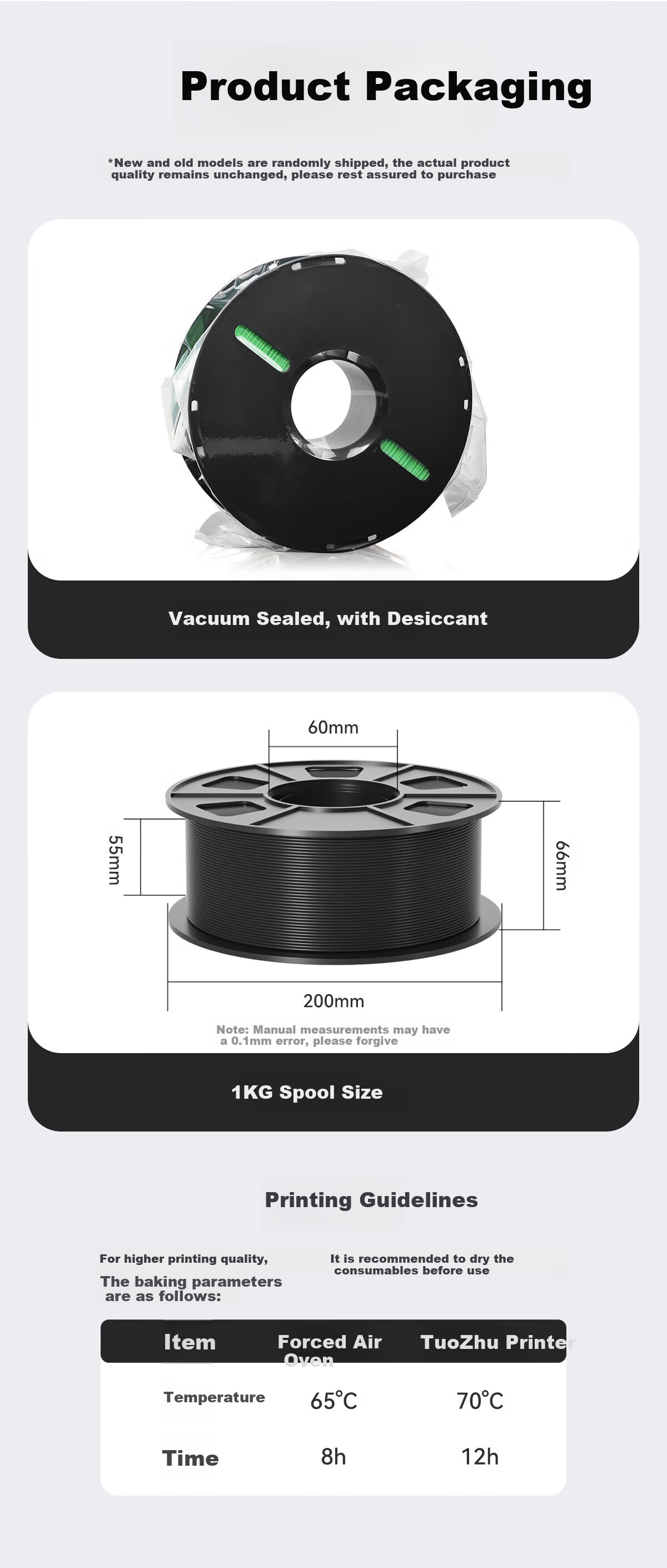 Kaimaier PETG 3D Printing Filament, 1.75mm Diameter, Net Weight 1kg, Suitable for Tuozhu P1 And A1 Series, Creative 3D Printing, Shanjiao, Deluoku, 3D Printer Consumables, Blue 3