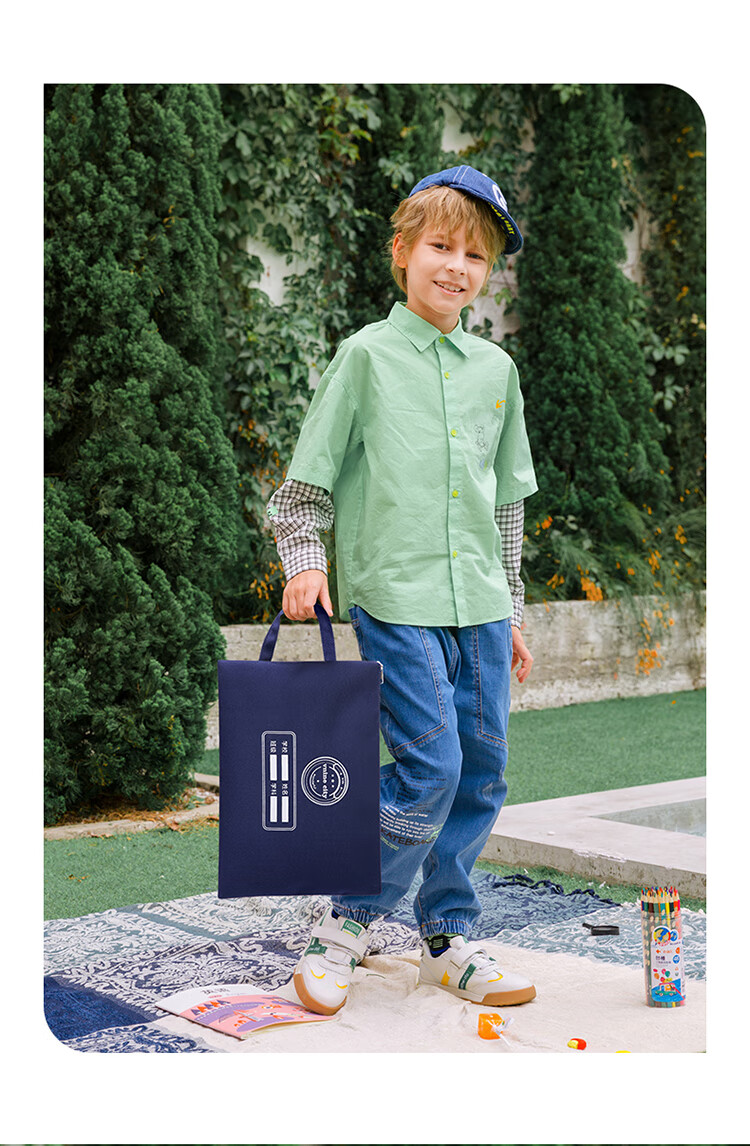 Dijiuchengbao Elementary School Student Tutoring Bag, Lightweight Handbag for Boys And Girls, Art Supply Bag, A4 File Storage Pouch 5