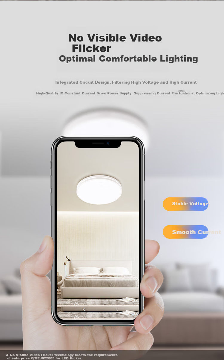 BULL Ceiling Light, Minghao Full Spectrum Bedroom Lamp, Three-Stage Dimming, 48W, Ra97 Color Rendering Index [Installation Included] 9
