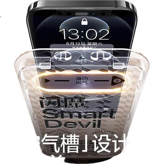 Защитное стекло SmartDevil для iPhone 12 Pro Max, закаленное, противоударное, антиотпечатки, 2 шт.