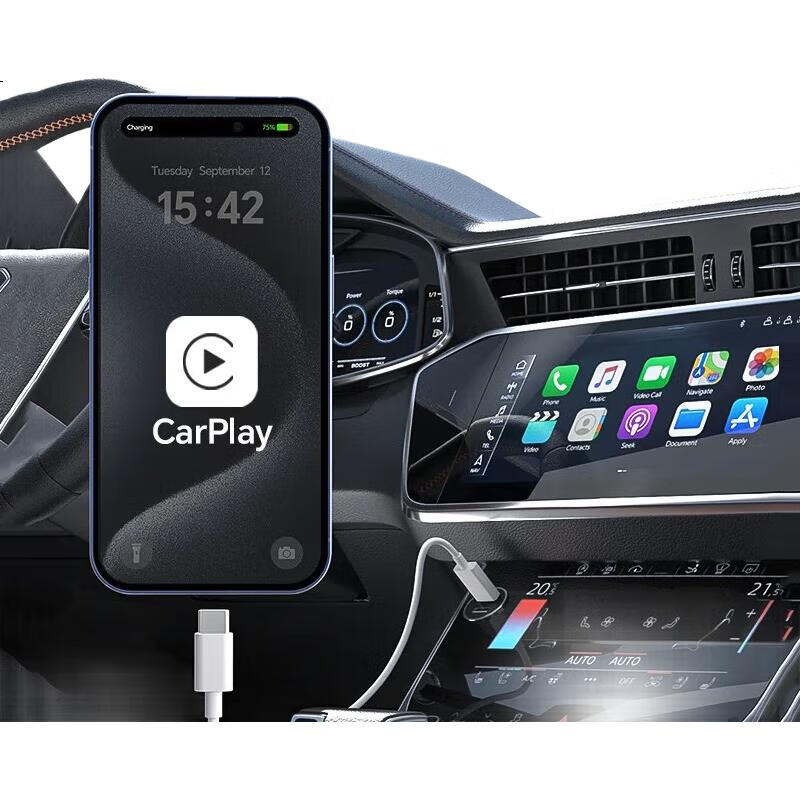 Кабель JOWOYE Apple 15, кабель данных для iPhone 16 Pro Max/Plus, кабель быстрой зарядки USB-C для iPad Pro/Air 5, плетеный кабель зарядки Type-C для CarPlay