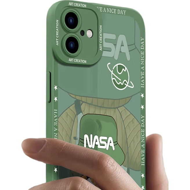 Чехол NEYAA для iPhone 16 Plus, силиконовый, противоударный, с защитой камеры, Cangling Green