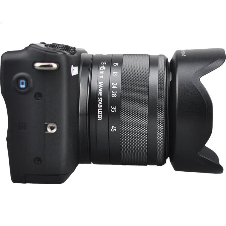 Бленда для объектива Earlymen EW-53, 49 мм, для камер Canon M50/M50II/M200/M62 RF-S18 STM