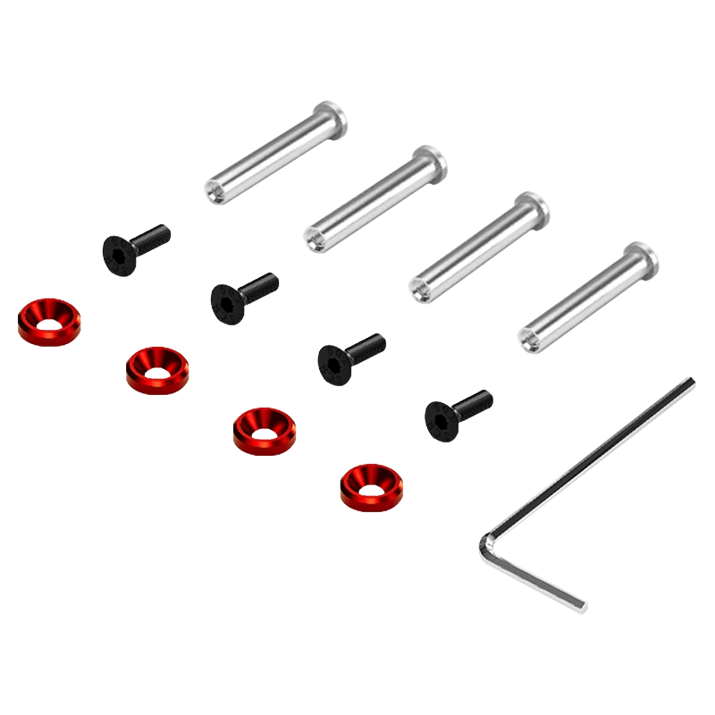 LinkStone Computer Case Fan Screws with Locking Mechanism, Cooling Radiator Fan Fixation Screws with Washers Set for DIY Modification, 8 Pairs of Screws And Nuts