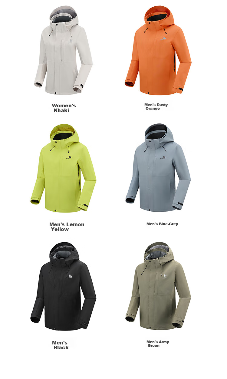SCALER [Lingfeng] Men's Spring And Summer New Outdoor Breathable Wear-Resistant Mountaineering Hiking Jacket for Women S593 32