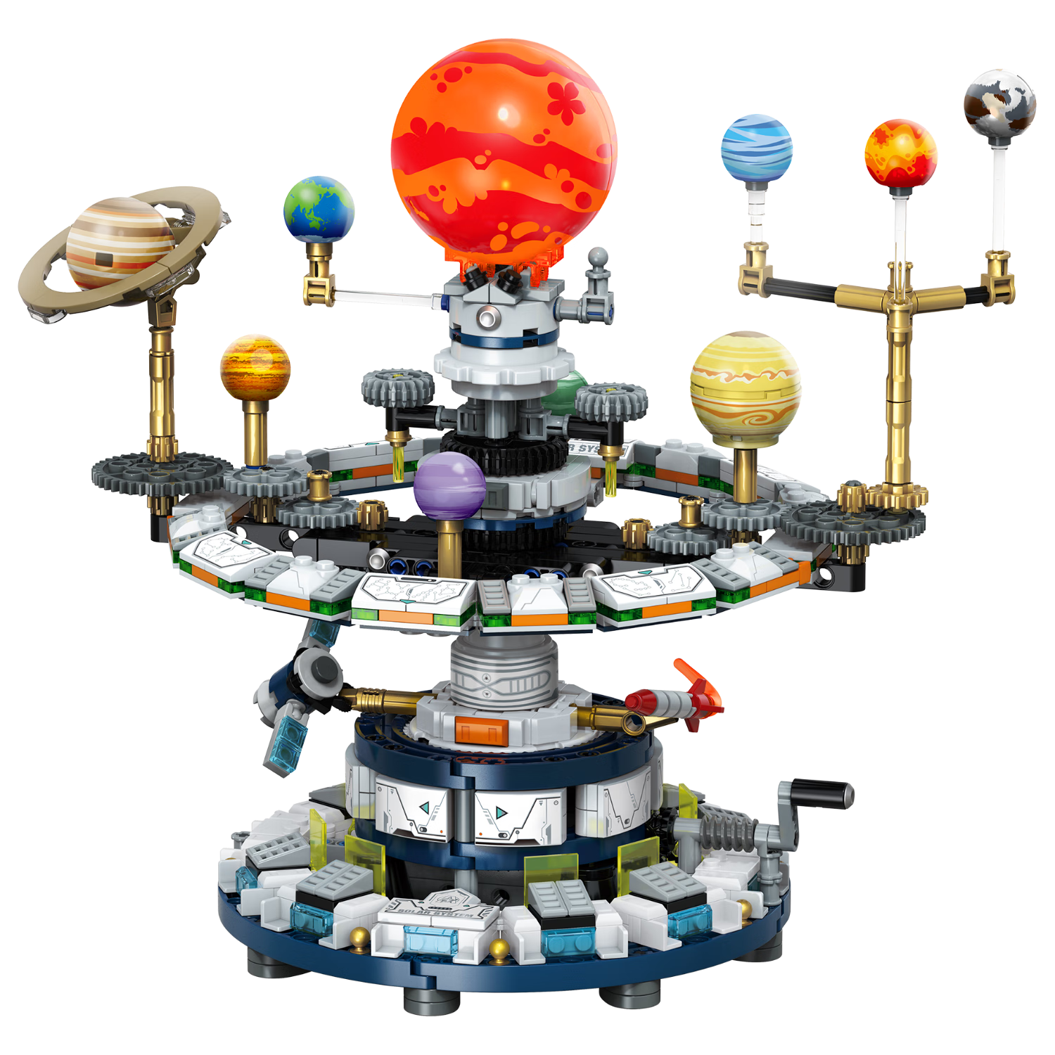 Gaozhile High-Difficulty Assembly Building Blocks, Nine Planets Interstellar Model, Educational Toy for Children, Birthday And Graduation Gift for Boys And Girls