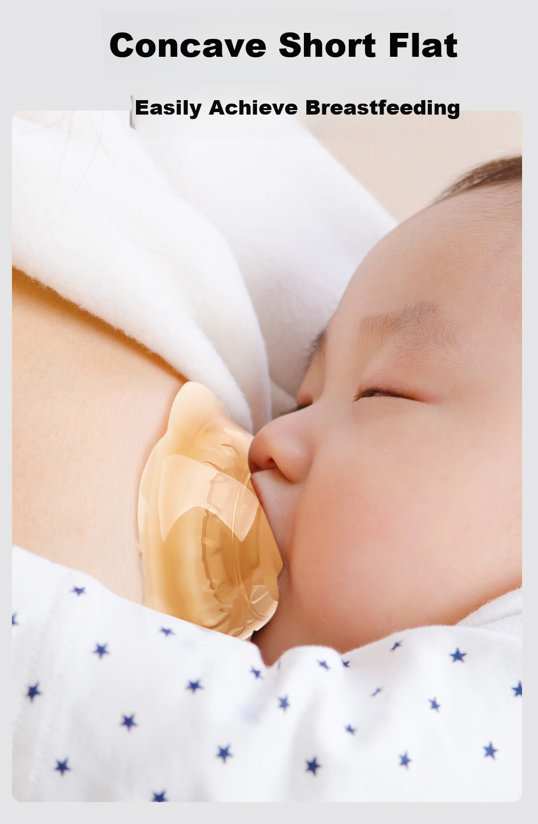 SunnyKinder Breast Shield Newborn Nipple Protector, Breast Patch, Feeding Aid, Breast Pump Auxiliary Nipple, Double-Layer Corrector 12