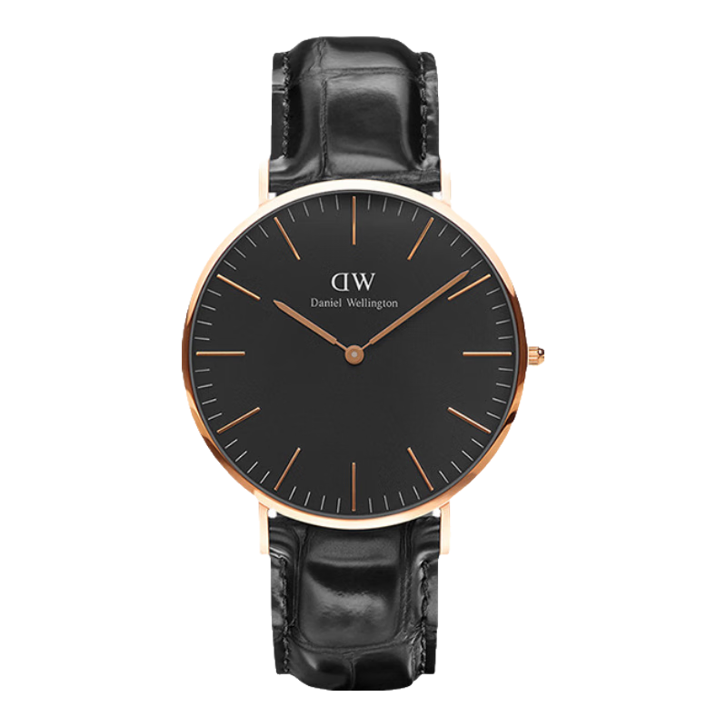 DanielWellington DW Men's Watch, Classic Leather Simple Fashion European And American Quartz Wristwatch, Birthday Gift for Boyfriend, DW129