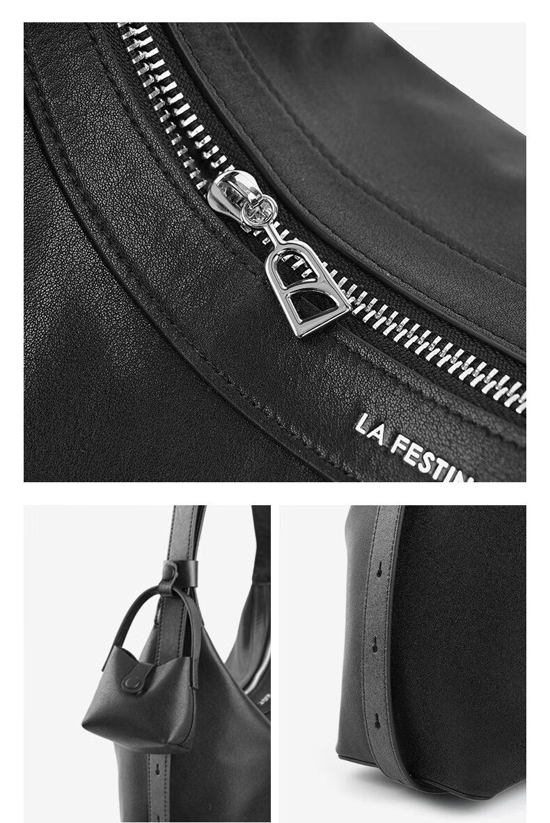La Festin Retro Large Capacity Cowhide Tote Bag for Women, 2026 New Style Commuter Shoulder Bag, Birthday Gift for Girls 1