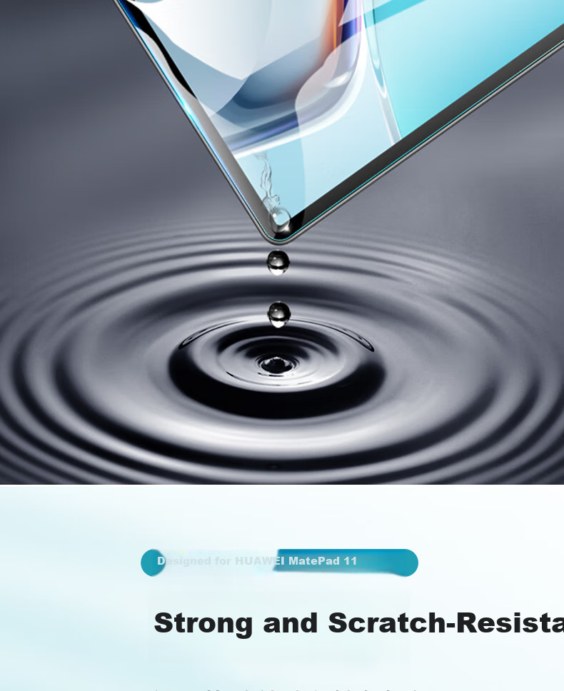 Aolang Tempered Glass Screen Protector for Huawei MatePad 11 2023/22 Model, HUAWEI Tablet 10.95-Inch Computer Protective Film, Shatterproof Screen Film, HD Clear Glass Anti-Drop Transparent 9