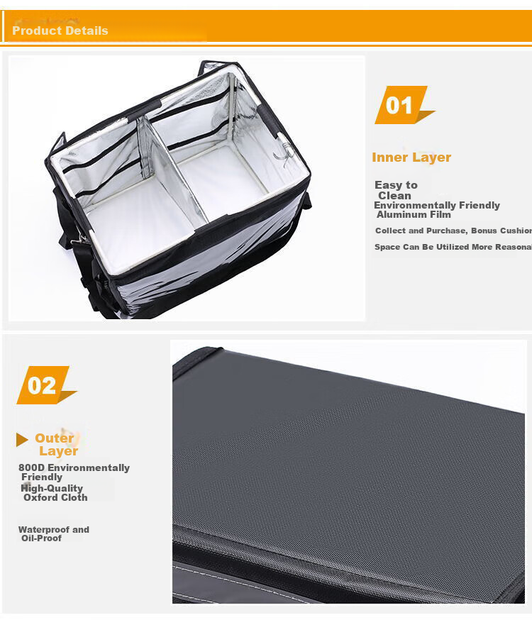 Beifute Food Delivery Box, Insulated Box, Electric Vehicle Food Delivery Box, Rider Foam Box, Cold And Hot Delivery Box, Flash Delivery And Messenger Box 4