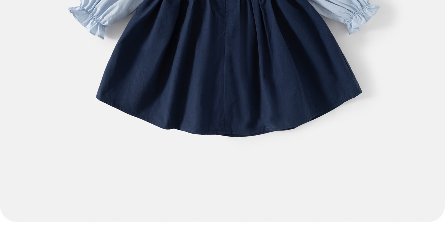 Banxidi Girls' Dress Spring New Stylish Baby Princess Dress Birthday Dress Spring and Autumn Children's School Style Skirt 19