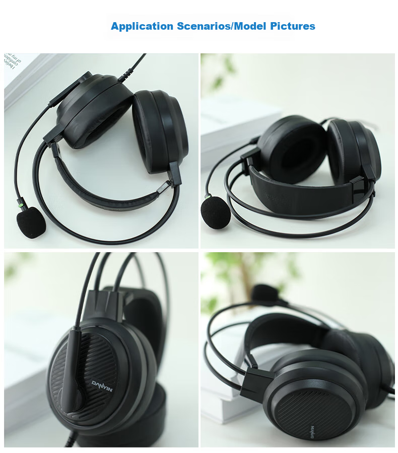 DANYIN D5000 English Listening And Speaking Exam Headphones, Wired with Microphone, for Training, Middle And High School Students, Human-Machine Dialogue, Speech Recording, Follow-Along Headset with Microphone, Dual Plug-I 9