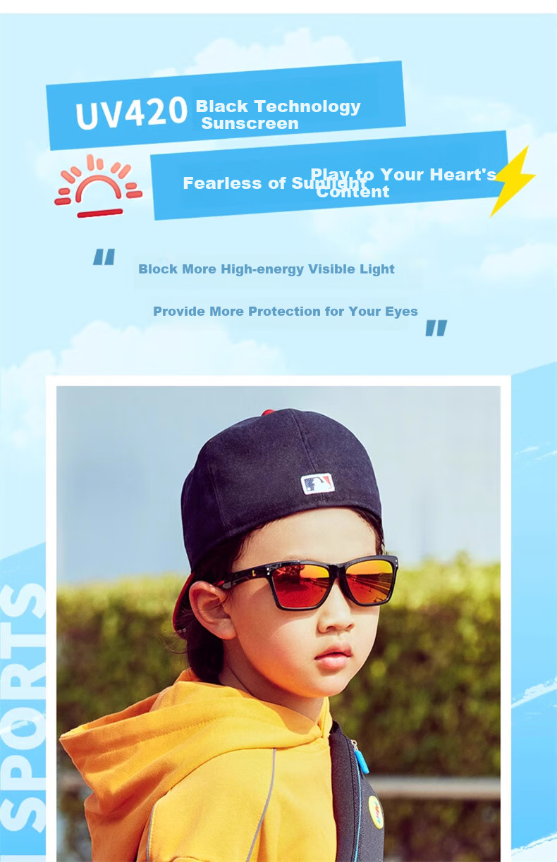 Luki Children's Sunglasses for Boys And Girls, Casual UV Protection Glasses, Outdoor Sports Sunglasses for Ages 3-6 2