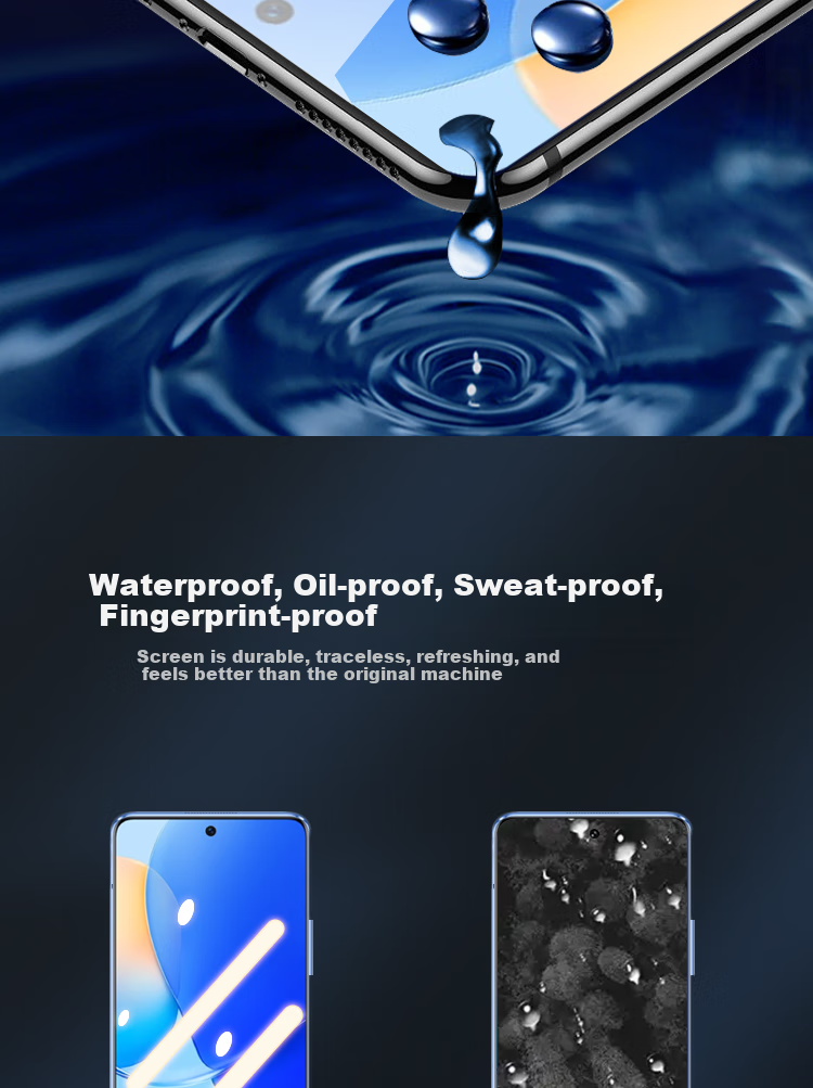 ESCASE Huawei Nova 9 SE Tempered Glass Screen Protector, Huawei Nova 9 SE Phone Film 2022 Protective Cover, Ultra-Thin High-Definition Full-Screen Coverage, Shatterproof, Fingerprint Resistant 4