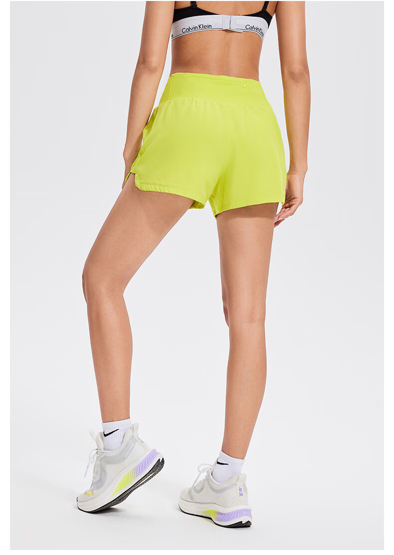 Cosleaf Women's Professional Running Shorts for Marathon, High-Waisted Tummy Control Shorts with Pockets, Slimming Yoga Fitness Pants 17
