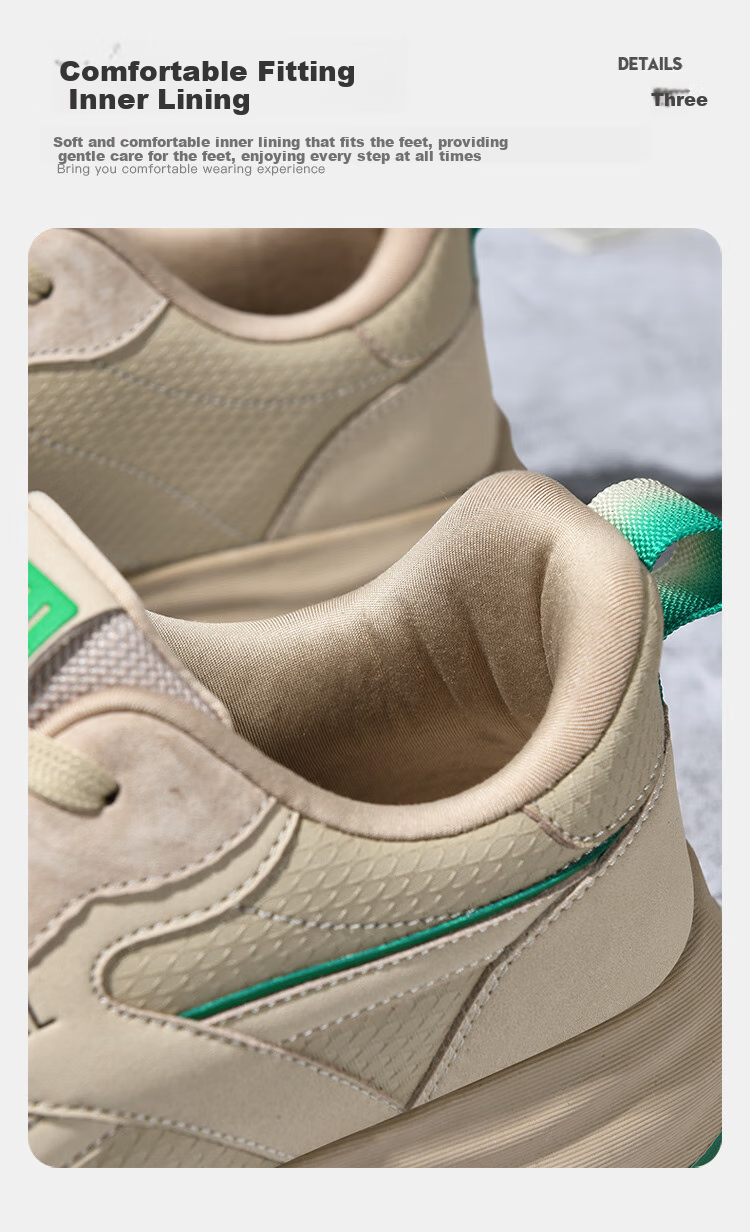 Guizhibu Men's Sports Shoes, Autumn And Winter 2026 New Style, Genuine Leather, Versatile Travel, High-End Non-Slip, Light Luxury, Running And Casual Shoes 8