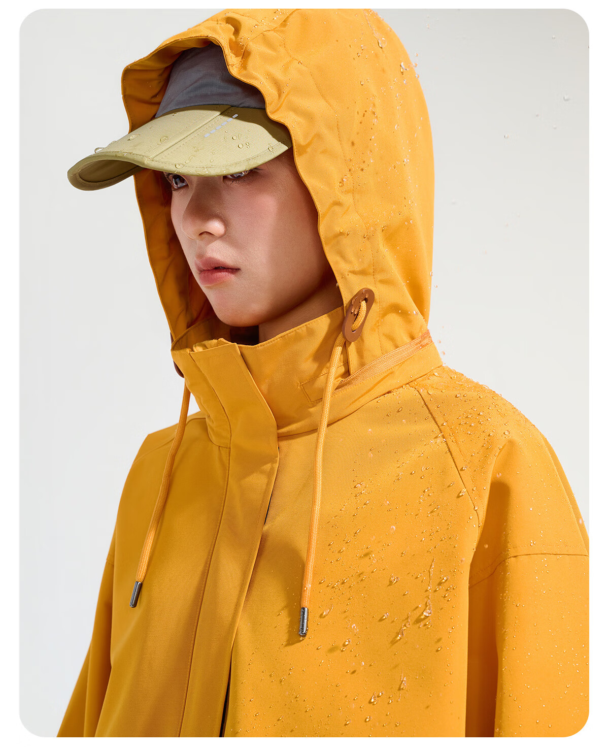 OUTDOOR PRODUCTS [Huangmeirou] Functional Three-In Fleece Jacket for Women, Windproof Coat, China Red 19