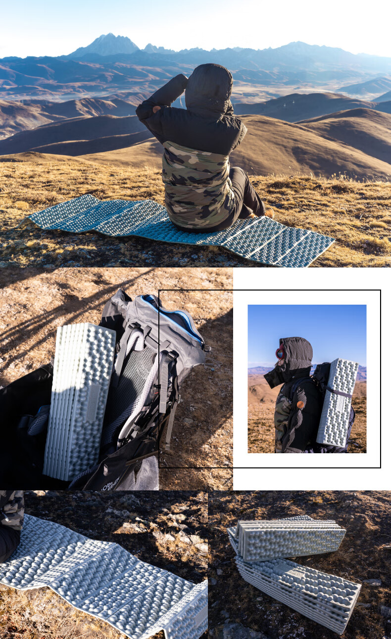 BLACKICE Single-Person Outdoor Camping Folding Egg Nest, Moisture-Proof Mat, Anti-Chill Egg Tray, Portable Beehive Pad, Floor Mat for Sleeping on The Ground 1