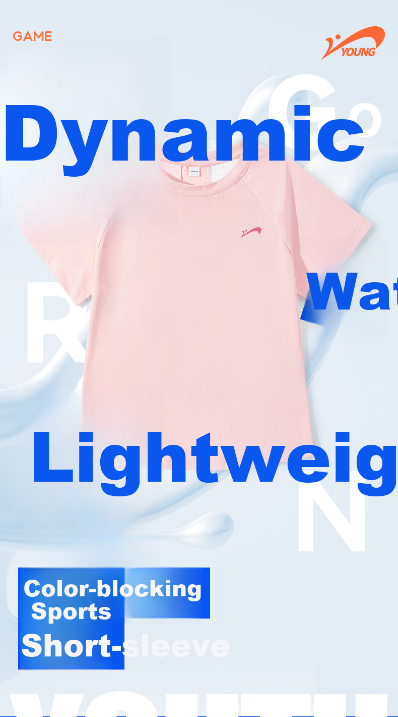 Guirenniao Kids Girls Summer Thin Breathable Short Sleeve Sports Quick-Dry Two-Piece Set 12