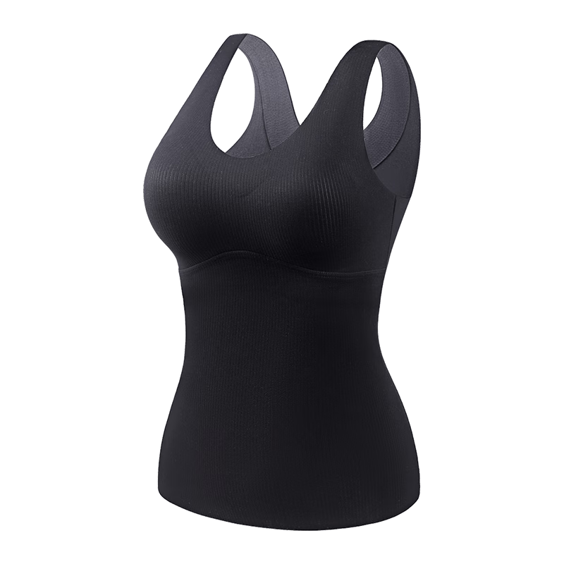 Urban Beauty Women's Thermal Vest Slim Fit Thermal Underwear Basic Thin Autumn Skin-Friendly Top